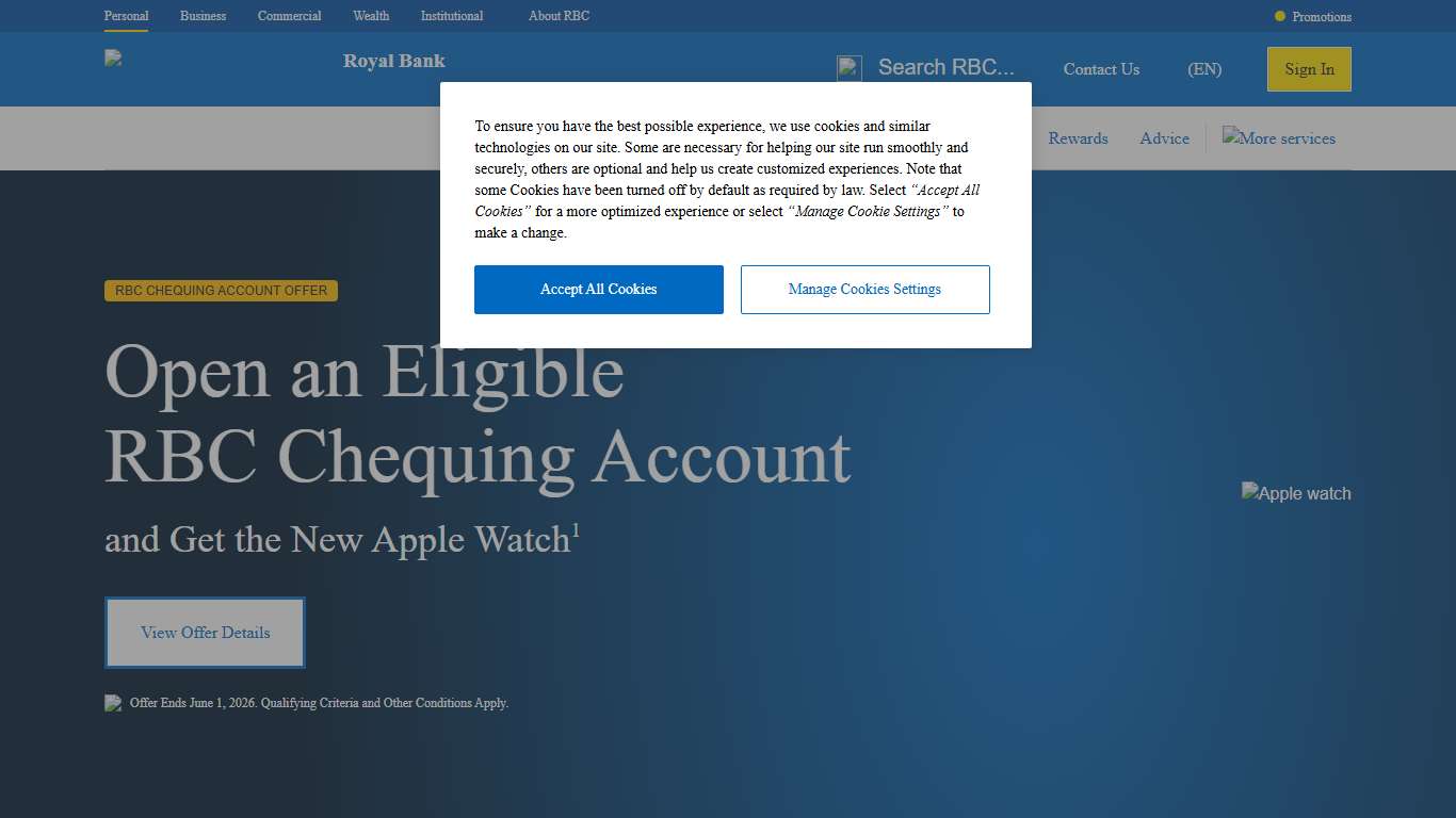 Welcome to RBC Personal Banking - RBC Royal Bank